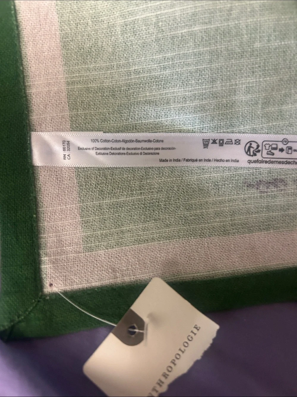 Nephthys Foster Hotel Dog Dish Towel-green